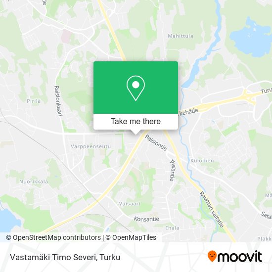 Vastamäki Timo Severi map