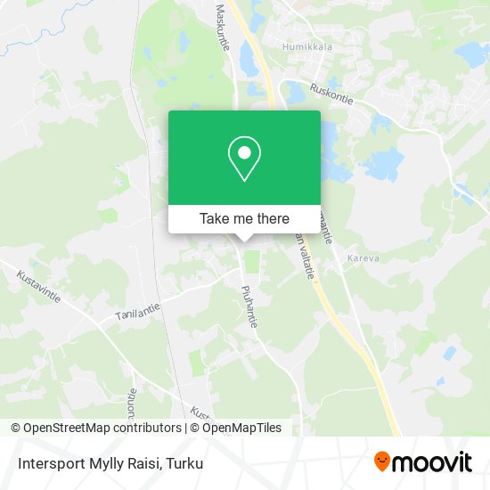 Intersport Mylly Raisi map