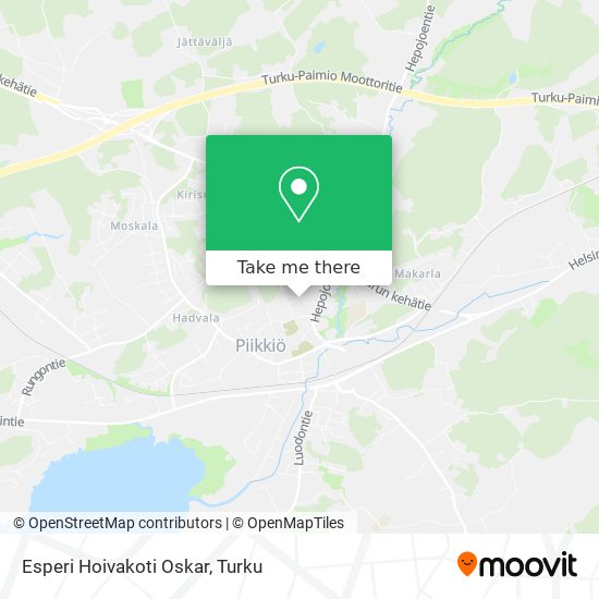 Esperi Hoivakoti Oskar map