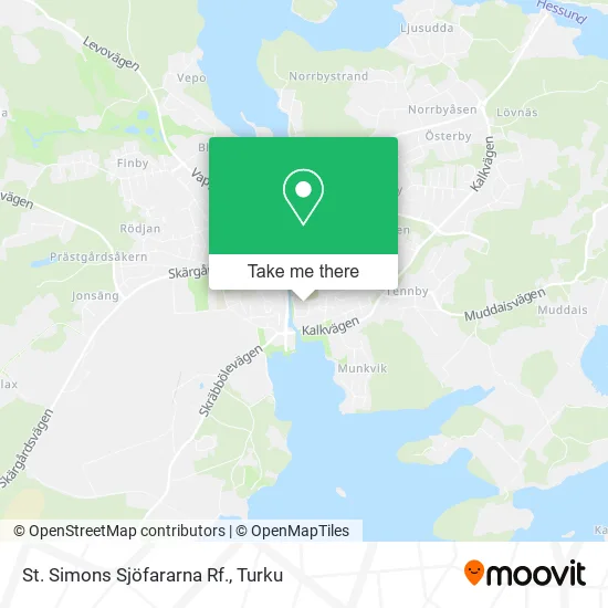 Saint Simons Seafarers map