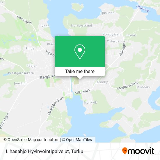Lihasahjo Hyvinvointipalvelut map