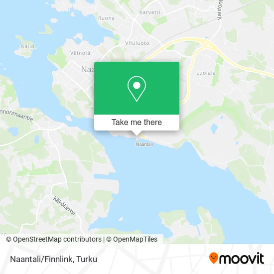 Naantali/Finnlink map