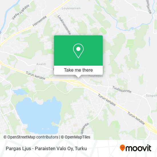 Pargas Ljus - Paraisten Valo Oy map