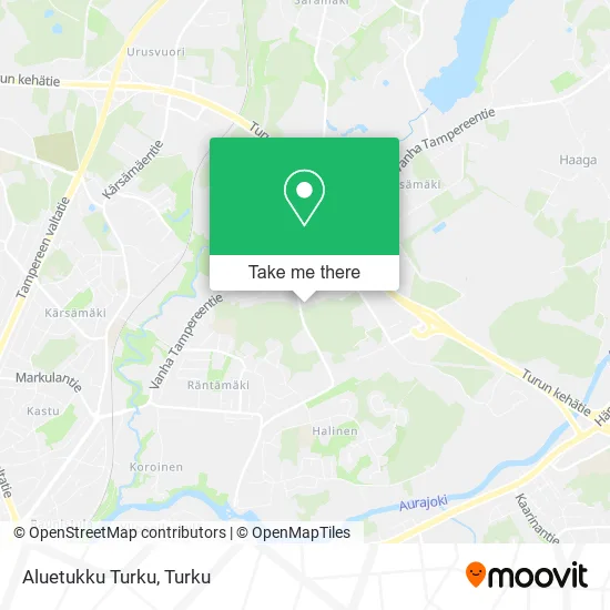 Aluetukku Turku map