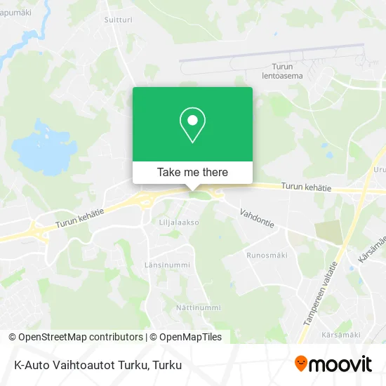 K-Auto Vaihtoautot Turku map