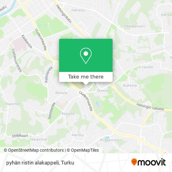 pyhän ristin alakappeli map