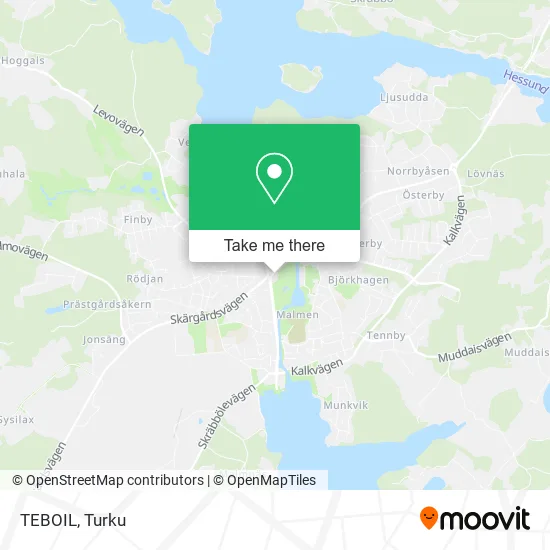 TEBOIL map
