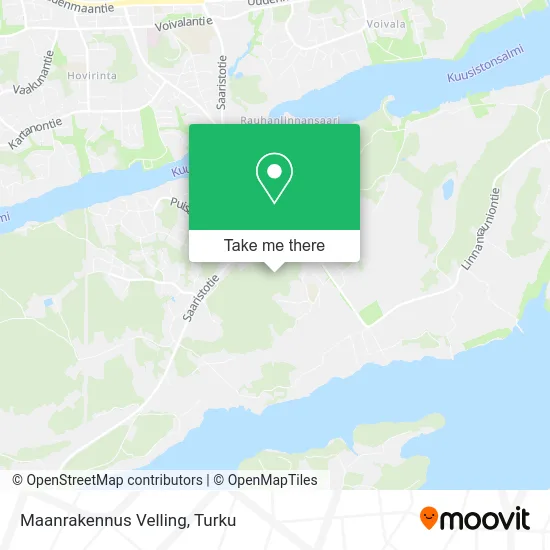 Maanrakennus Velling map