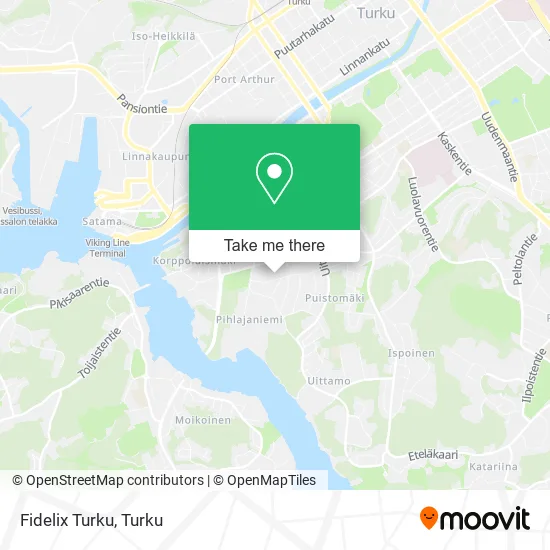 Fidelix Turku map