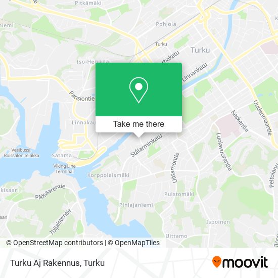 Turku Aj Rakennus map