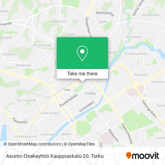 Asunto-Osakeyhtiö Kauppiaskatu 20 map