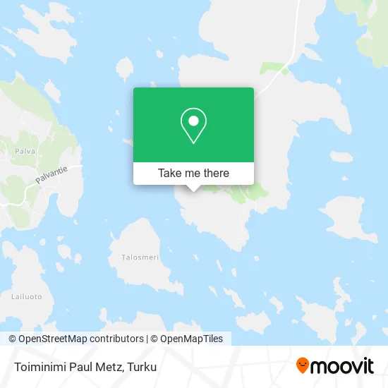 Toiminimi Paul Metz map