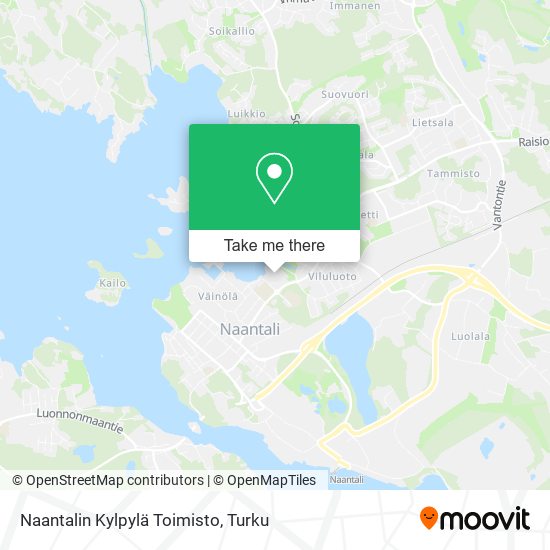 Naantalin Kylpylä Toimisto map