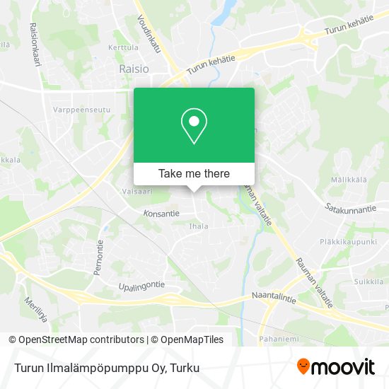 Turun Ilmalämpöpumppu Oy map