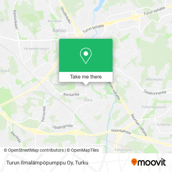 Turku Air Heat Pump Oy map