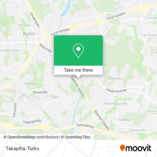 Takapiha map