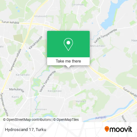 Hydroscand 17 map