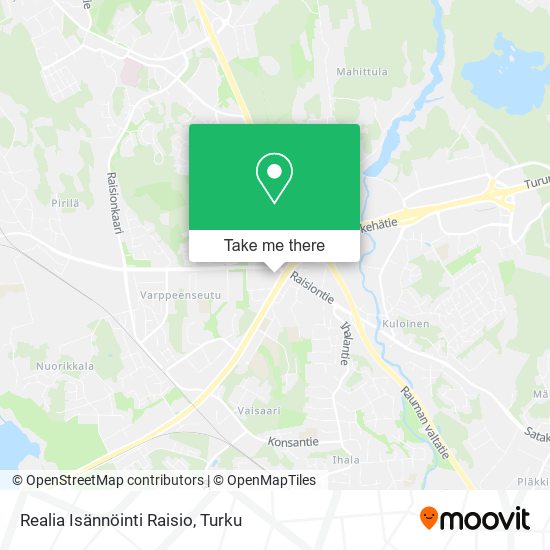 Realia Isännöinti Raisio map