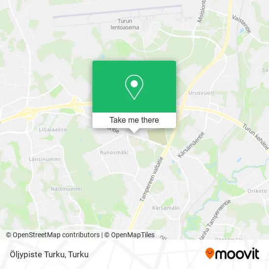 Öljypiste Turku map