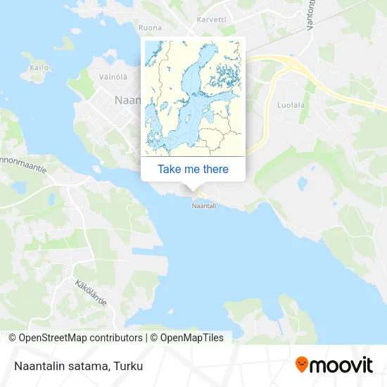 Naantalin satama map