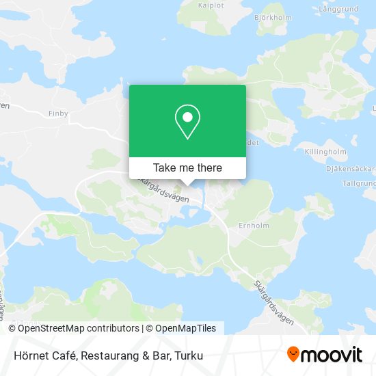 Hörnet Café, Restaurang & Bar map