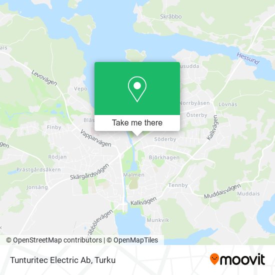 Tunturitec Electric Ab map