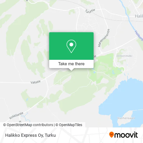 Halikko Express Oy map