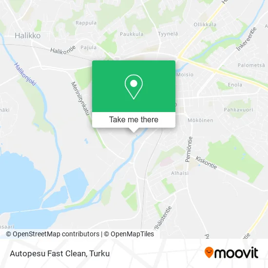 Autopesu Fast Clean map