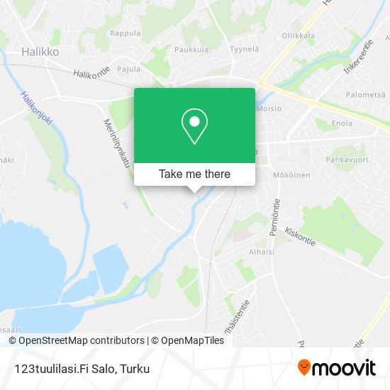 123tuulilasi.Fi Salo map