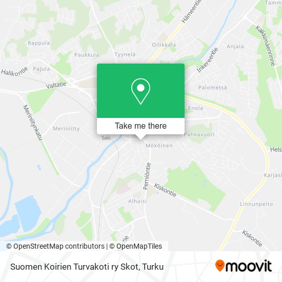 Suomen Koirien Turvakoti ry Skot map