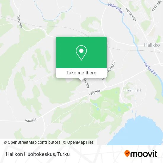 Halikon Huoltokeskus map