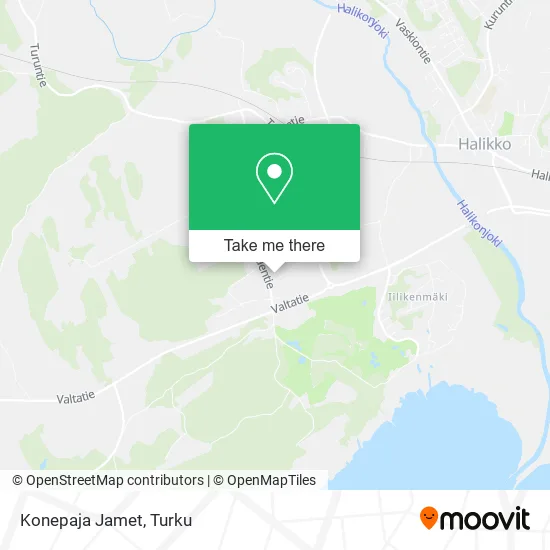 Konepaja Jamet map