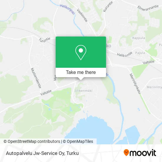 Autopalvelu Jw-Service Oy map