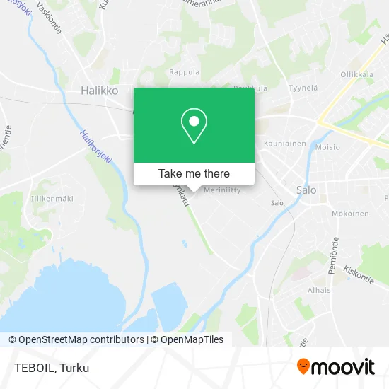 TEBOIL map