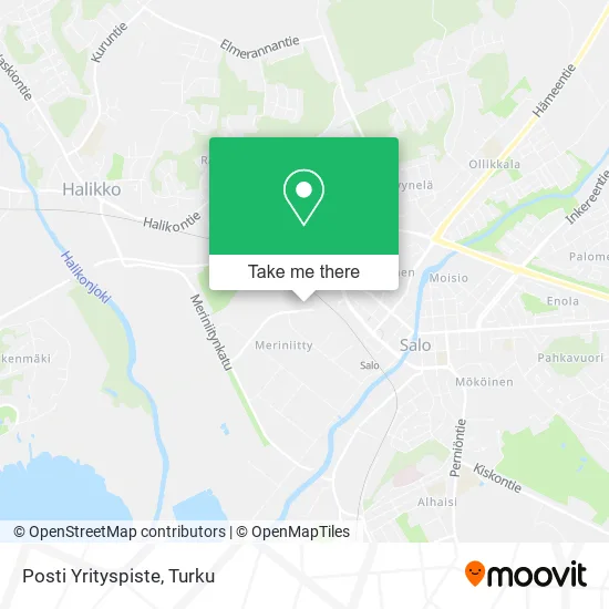 Posti Yrityspiste map