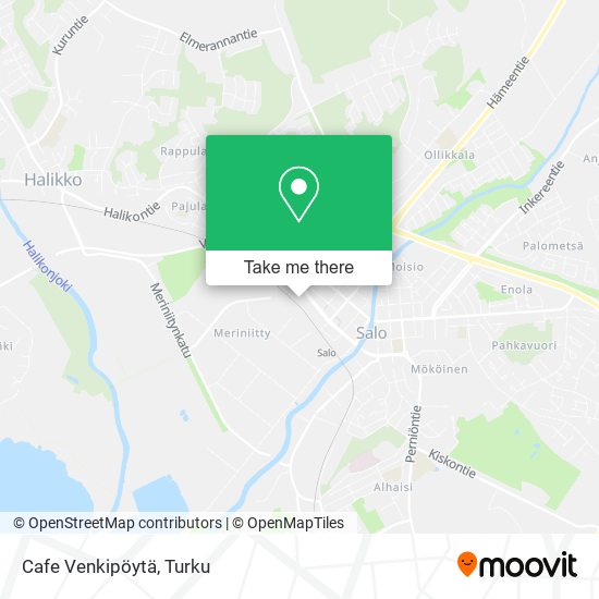 Cafe Venkipöytä map