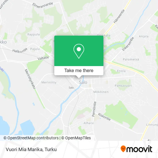 Vuori Mia Marika map