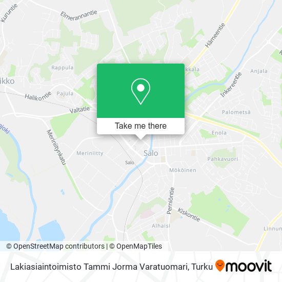 Lakiasiaintoimisto Tammi Jorma Varatuomari map