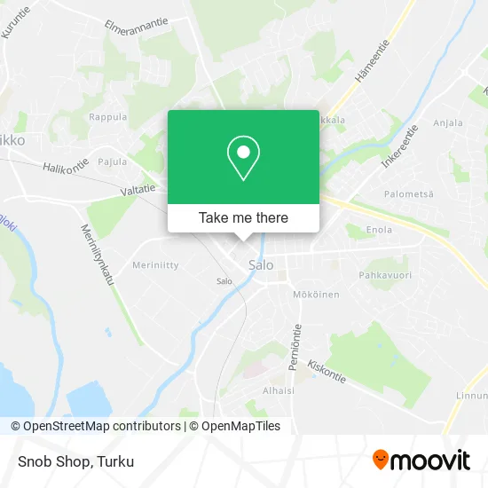Snob Shop map