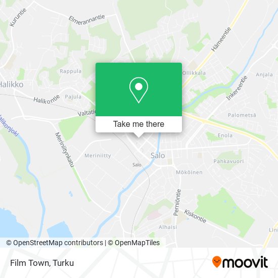 Film Town map