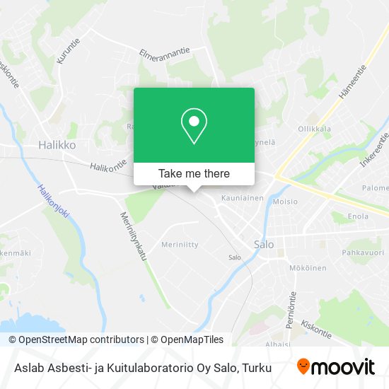 Aslab Asbesti- ja Kuitulaboratorio Oy Salo map