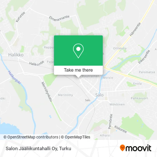 Salon Jääliikuntahalli Oy map