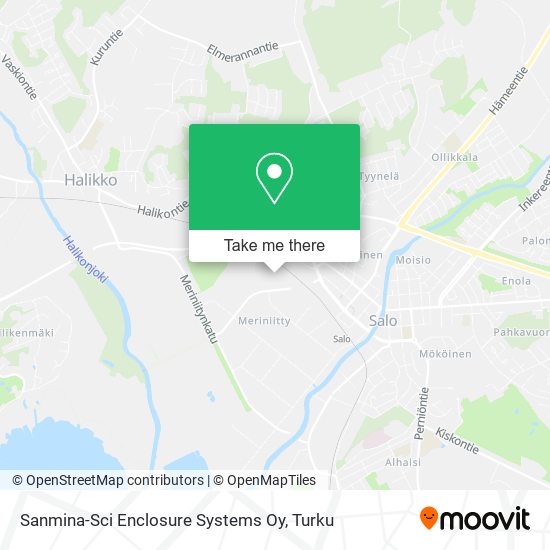 Sanmina-Sci Enclosure Systems Oy map