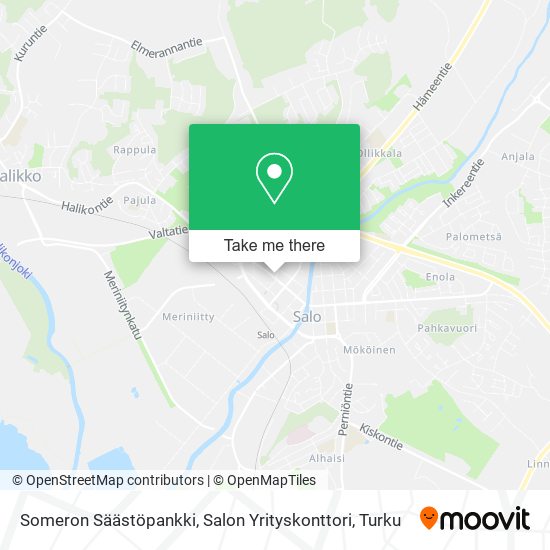 Someron Säästöpankki, Salon Yrityskonttori map