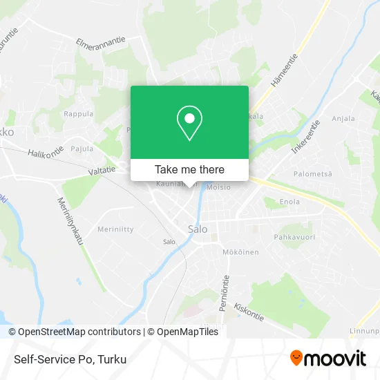 Self-Service Po map