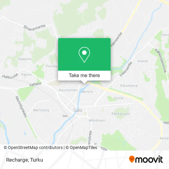 Recharge map