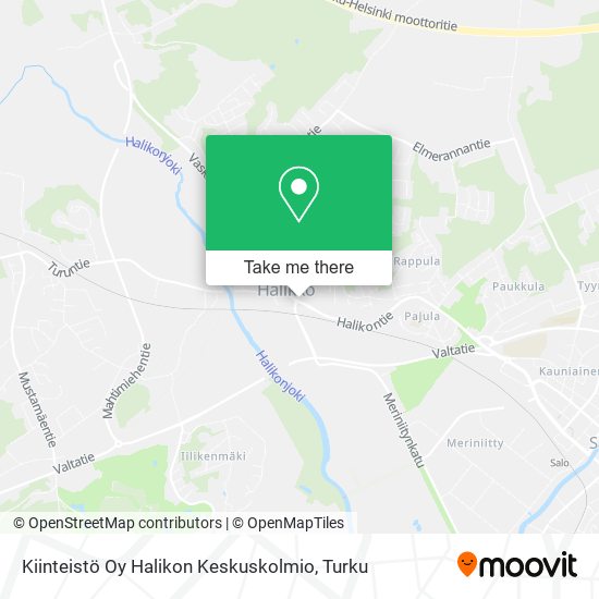 Kiinteistö Oy Halikon Keskuskolmio map