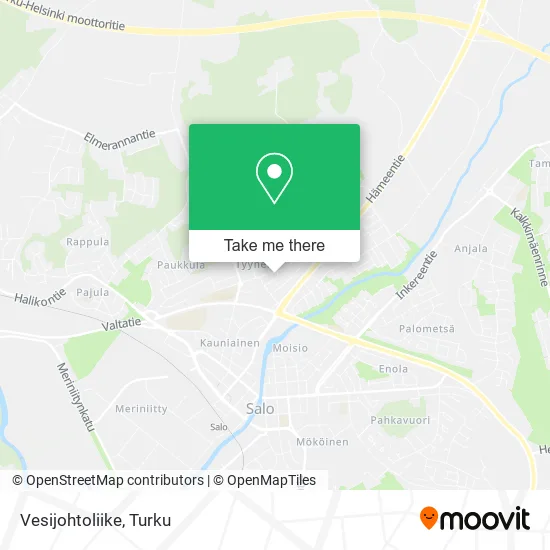Vesijohtoliike map