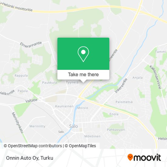 Onnin Auto Oy map