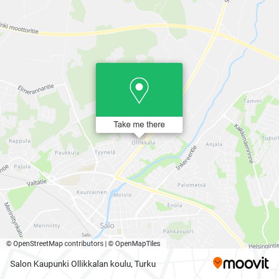Salon Kaupunki Ollikkalan koulu map